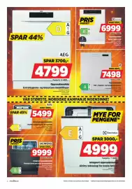 POWER kundeavis uke 37 Side 8: AEG oppvaskmaskin €4.799,00, AEG Integrert oppvaskmaskin €5.499,00