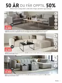Bohus kundeavis Side 11: Quadrato hjørnesofa med endeavslutning €16.999,00, Storfjord 2,5 seter €10.999,00