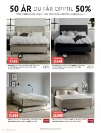 Bohus kundeavis Side 16: Zen roma kontinentalseng €7.499,00, Zen tokyo kontinentalseng €9.449,00