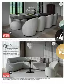 Bohus kundeavis Side 6: Kontur spisebord €19.599,00, Grace spisesofa med endevæslninng €19.799,00