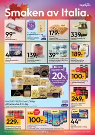 Gigaboks kundeavis uke 37 Side 4: Focaccia 1,5 kg €179,00, Pizzasaus Mutti 12 x 400 g €229,00