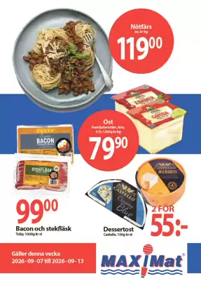 MaxiMat Töcksfors (gyldig til 13-09)