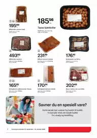 Storcash kundeavis Side 3: Tapas kjøttboller €185,56, Roar Stang Biffkutt marinert strimlet €231,29
