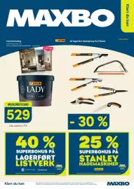 Maxbo kundeavis Side 1: Jotun Lady Supermatt Pure Color €529,00