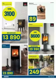 Maxbo kundeavis Side 12: Aduro Peisovn 9-5 lux €23.890,00, Clean Flame Bjørkeved €89,00