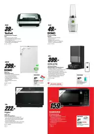 MediaMarkt folder Pagina 11: Samsung combi microgolfoven €159,00, Domo blender €49,00