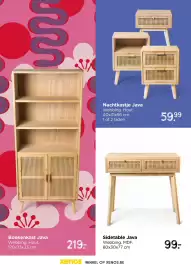 Xenos folder Pagina 52: Nachtkastje Java €59,99, Sidetable Java €99,00