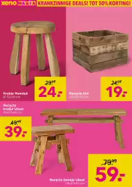 Xenos folder Pagina 11: Krukje Munduk €24,00, Recycle kist €19,00