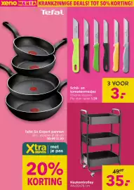 Xenos folder Pagina 13: Keukentrolley €35,00, Schil- en tomatenmesjes €3,00