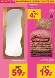 Xenos folder Pagina 7: Wasbaar dekbed €25,00, Kussensloop €4,99