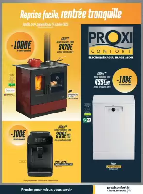 Proxi Confort (valable jusqu'au 17-10)
