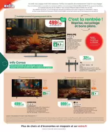 Catalogue Extra page 2: LG TV OLED 4K €999,90, SAMSUNG TV LED 4K €499,90