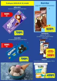 Magnetic akciós újság hét 37 Oldal 10: Bambo jégkrém €169,00, Valsoia poharas jégkrém €399,00