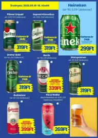 Magnetic akciós újság hét 37 Oldal 11: Dreher gold €319,00, Budweiser budvar €399,00