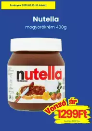 Magnetic akciós újság hét 37 Oldal 6: Nutella €12.999,00