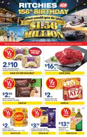 Ritchies catalogue week 37 Page 1: Cadbury Chocolate Block Selected Varieties €3,50, MorO Olive Oil Varieties €13,50