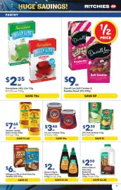 Ritchies catalogue week 37 Page 9: Green's Maple Flavoured Syrup €2,00, Kellogg's LCMs or Nutri-Grain Bar Varieties €6,00