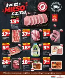 Topaz Express gazetka tydzień 37 Strona 11: Boczek grillowy Grill House €7,99, Mięso z indyka na kotlety Samo dobro €9,99