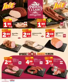 Topaz Express gazetka tydzień 37 Strona 12: Szynka gotowana JBB €2,49, Kiełbasa biebrzańska KABO €4,99