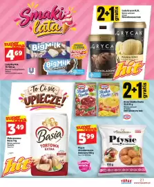 Topaz Express gazetka tydzień 37 Strona 21: Pty sie korpusy do nadziewania Amartone €5,99, Lody Big Milk €4,69