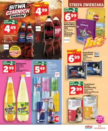 Topaz Express gazetka tydzień 37 Strona 23: Napój energetyczny Red Bull €5,49, Karma dla kota Felix Fantastic €6,99
