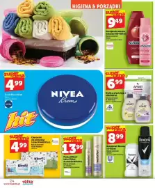 Topaz Express gazetka tydzień 37 Strona 24: Mydło w płynie Apart €6,99, Pianka / lakier do włosów Wella WellaFlex €13,99