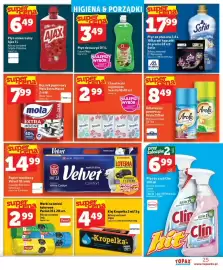 Topaz Express gazetka tydzień 37 Strona 25: Płyn do mycia naczyń O!1L €3,49, Chausteczki higieniczne Sensito €2,99