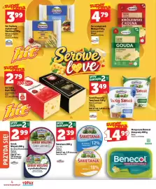 Topaz Express gazetka tydzień 37 Strona 4: Twój Smak Puszysty Serek Śmietankowy NATURALNY €3,49