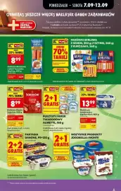 Biedronka gazetka tydzień 37 Strona 2: Kiełbasa Sokołów €8,99, Kiełbasa Morliny €8,99
