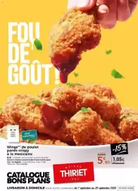 Catalogue Thiriet page 1: MAISON THIRIET Wings** de poulet panés crispy à la mexicaine €5,90