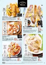 Catalogue Thiriet page 13: Noix de St-Jacques €10,99, Cambas entières cuites €8,49