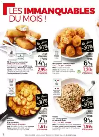 Catalogue Thiriet page 6: Risotto aux champignons de Paris et cèpes €9,99, Poêlée cuisinée à la sarladaise €7,99