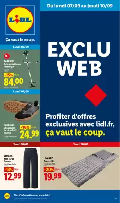 Lidl | Exclu Web (valable jusqu'au 10-09)