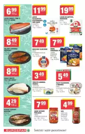 EuroSPAR gazetka Strona 8: Łosoś świeży trim D filet ze skórą Kohler €6,99, Pstrąg tęczowy wędzony Kohler €4,29