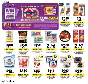 Drakes catalogue week 37 Page 8: Bulla Goodness Yoghurt €2,10, Dairy Farmers Protein Smoothie €330,00