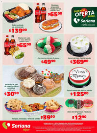 Folleto Soriana Híper Página 6: Pastel tequila €369,00, Viva - pastel americano fiestas patrias €125,00