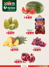 Folleto Soriana Híper Página 2: Tuna blanca €29,80, Piña gota miel €27,80