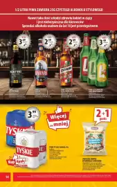 Arhelan gazetka Strona 14: Piwo Tyskie Gronie 0% €3,99, Moreso Orzeszki Ziemne W Karmelu Z Kokosem €2,66