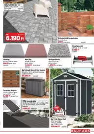Bauhaus akciós újság Oldal 5: Járdalapemelő €7.990,00, Járdalap €990,00