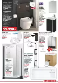 Bauhaus akciós újság Oldal 7: Camargue fali wc-szett paris €99.990,00, Camargue Marabella mosdócsaptelep €37.990,00