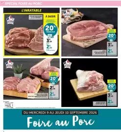 Catalogue Hyper U semaine 37 page 2: Le Porc Français Porc rouelle de jambon avec os à rotir €2,71