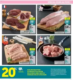 Catalogue Hyper U semaine 37 page 3: Le Porc Français Filet Mignon de Porc €8,79, ABAT DE PORC €1,19