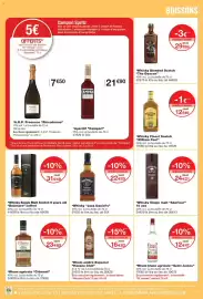 Catalogue Monoprix page 17: Aberlour Whisky Single malt €21,00, Havana Club Rhum ambré Especial €16,82