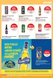 Catalogue Monoprix page 19: Brooklyn Bière Stonewall Inn Session IPA €1,70, Paulaner Bière blonde Hefe Weissbier €1,61