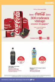 Catalogue Monoprix page 21: Coca-Cola sans sucres sans caféine €1,31, Tropico €1,46