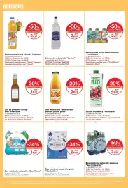 Catalogue Monoprix page 22: Force Bio Jus de cranberry €4,39, Marcel Bio Jus multifruits €3,91