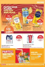 Catalogue Monoprix page 23: Lutécia Eau minérale naturelle €2,49, Vittel Eau minérale naturelle €2,74