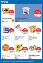 Catalogue Monoprix page 32: Lou Pérac La Brique Pur Brebis €2,58, Etorki Fromage basque pur brebis €3,64