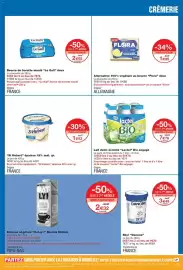 Catalogue Monoprix page 33: Lactel Lait demi-écrémé Bio engagé €7,79, St Hubert épaisse €1,53