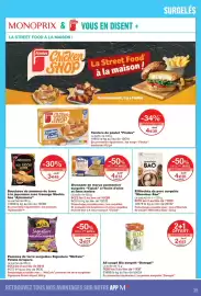 Catalogue Monoprix page 35: McCain Potato Crispers €3,07, Daregal Ail coupé Bio surgelé €2,53